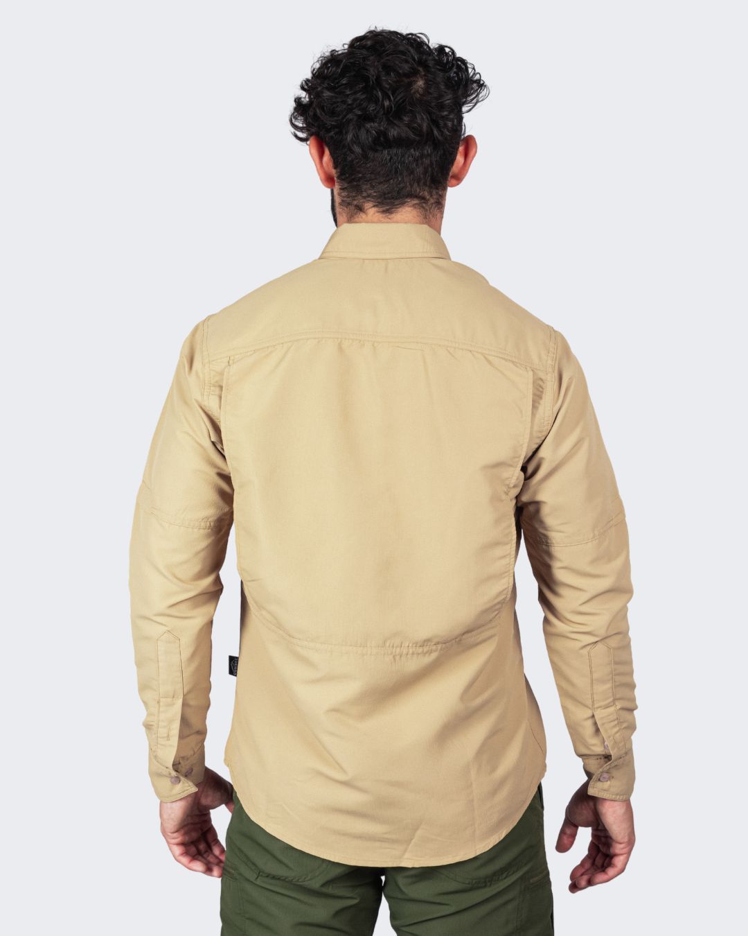 Camisa M/L Para Hombre | beige