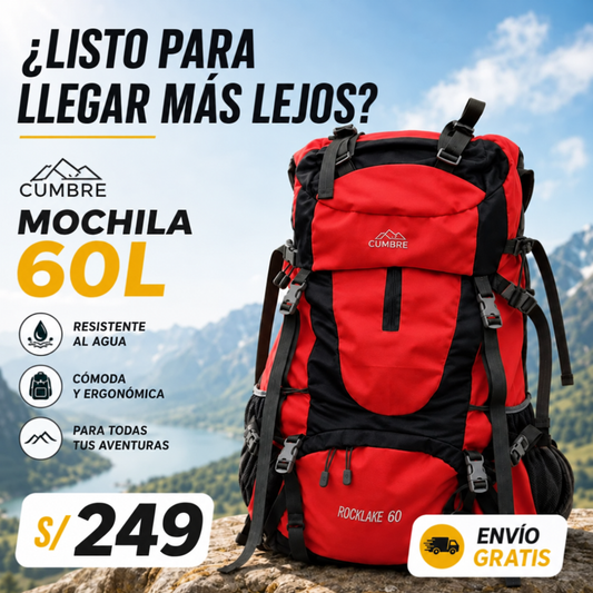 Mochila Outdoor PRO 60L