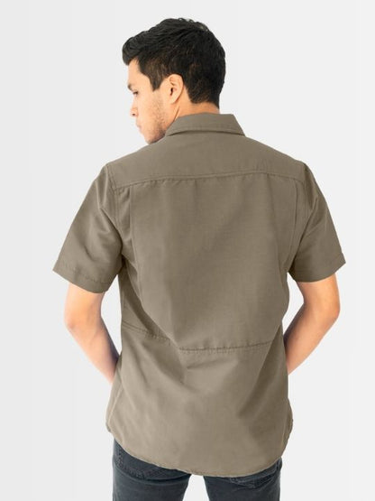 Camisa M/C Para Hombre | Olive haze