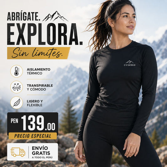 Conjunto Calentador Primera Capa Dama