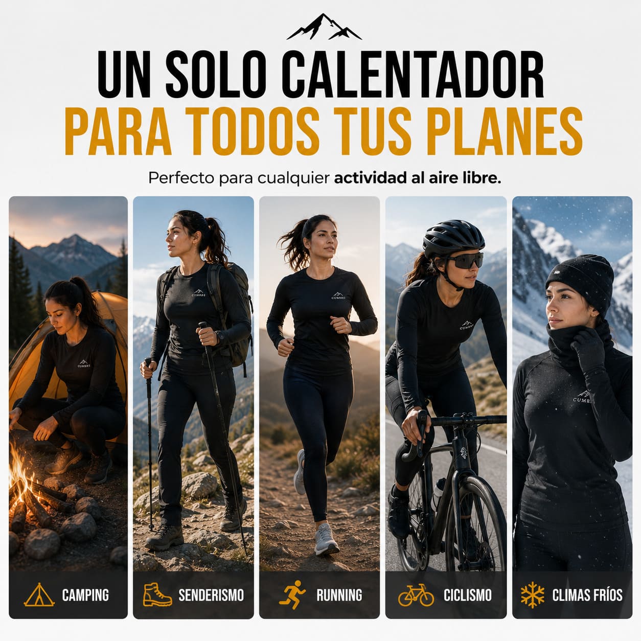 Conjunto Calentador Primera Capa Dama