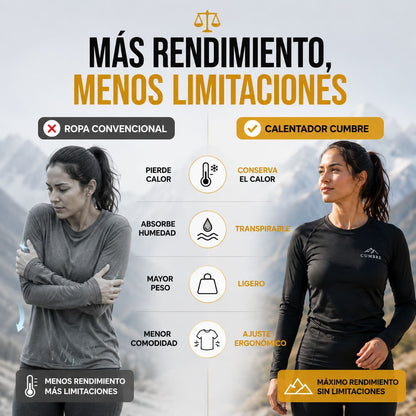 Conjunto Calentador Primera Capa Dama