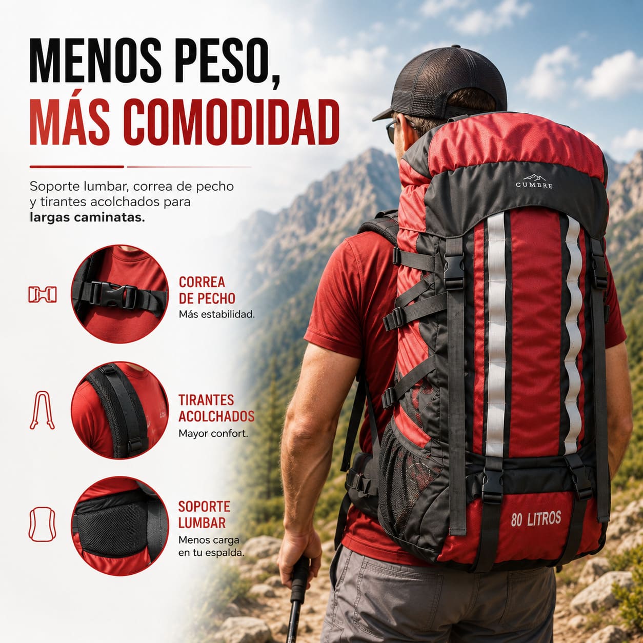 Mochila 80L