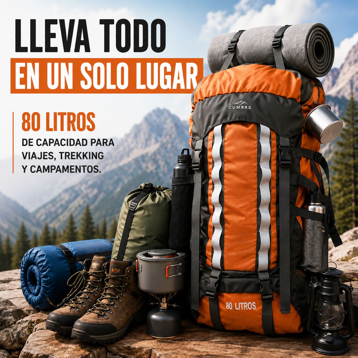 Mochila 80L