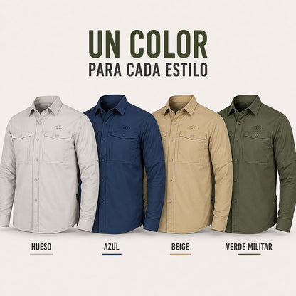 Camisa Outdoor Manga Larga Hombre