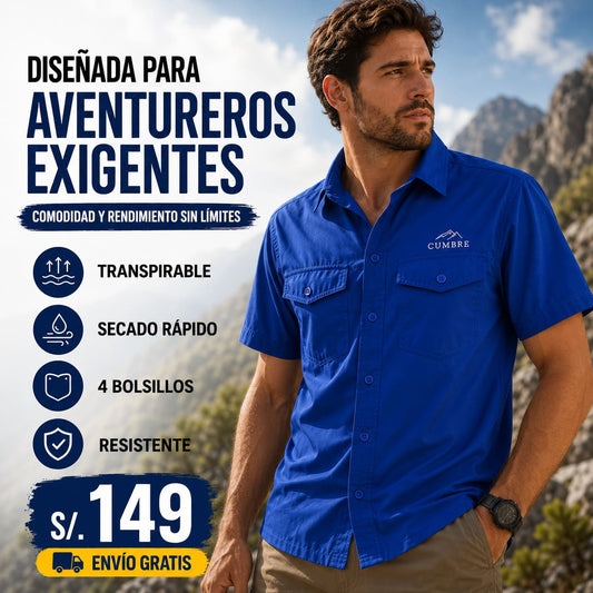 Camisa Outdoor Manga Corta