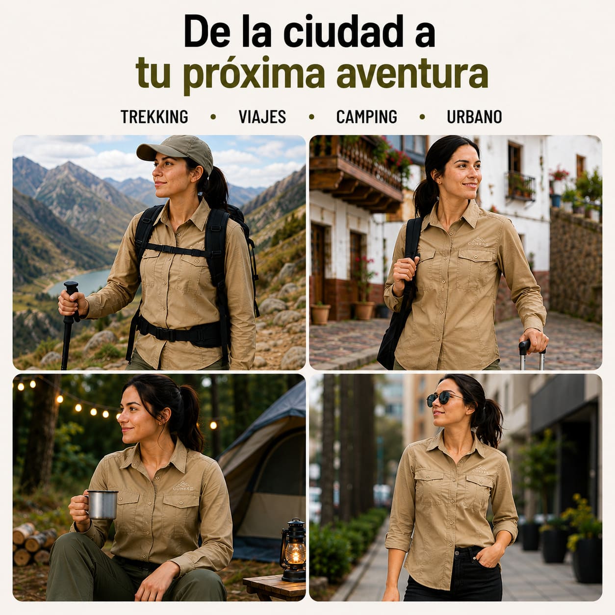 Camisa Manga Larga Mujer