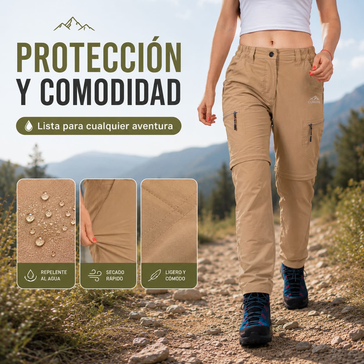 Pantalón Desmontable Dama