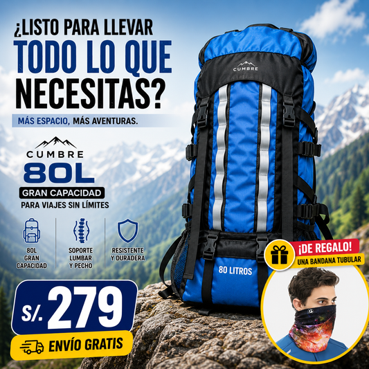 Mochila Trekking Pro 80L