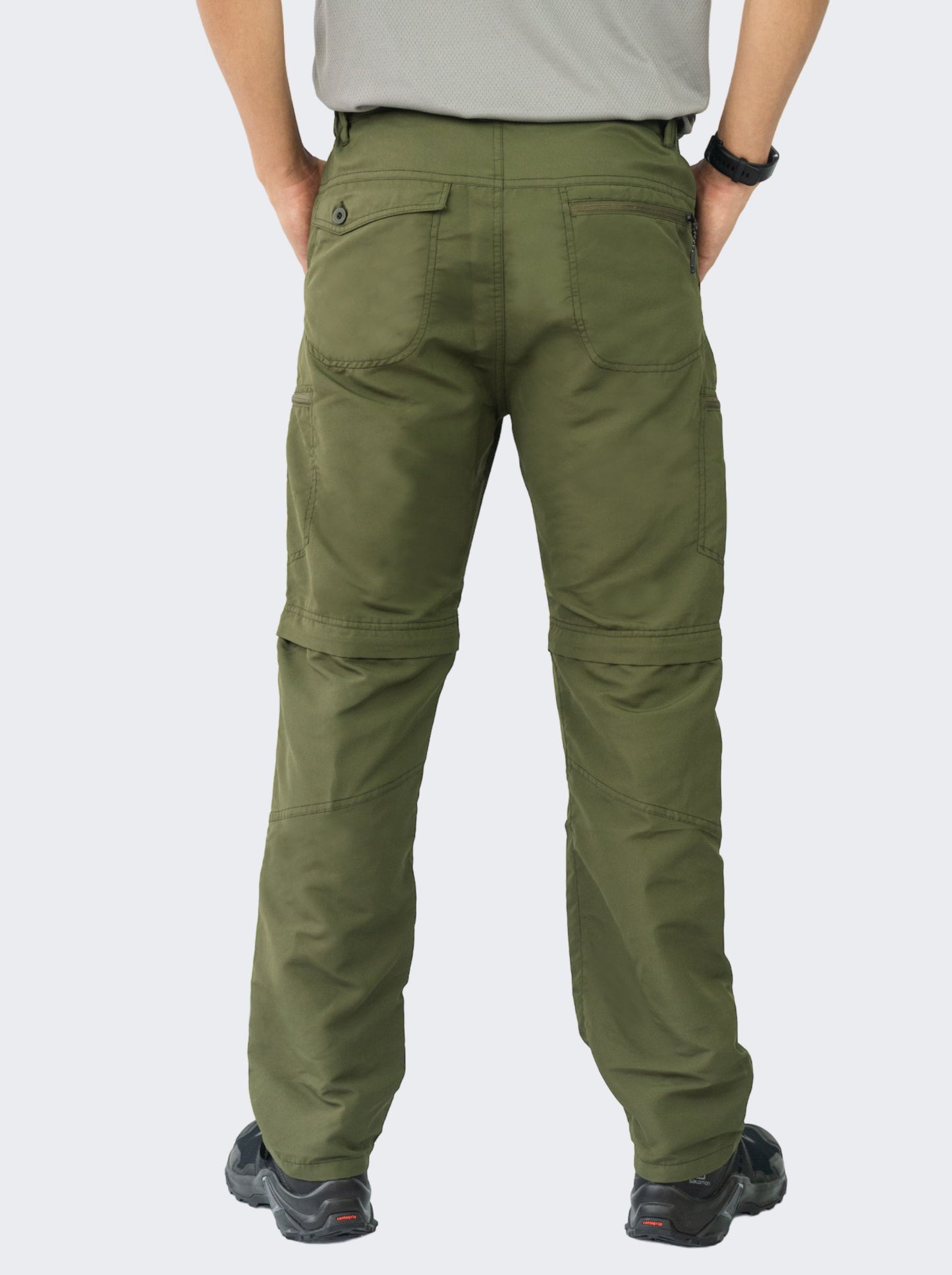 Pantalon para Hombre Desmontable | Verde Militar