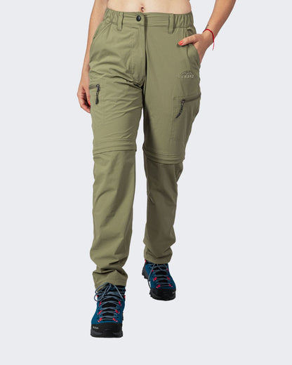 Pantalon para Mujer Desmontable | Verde Militar