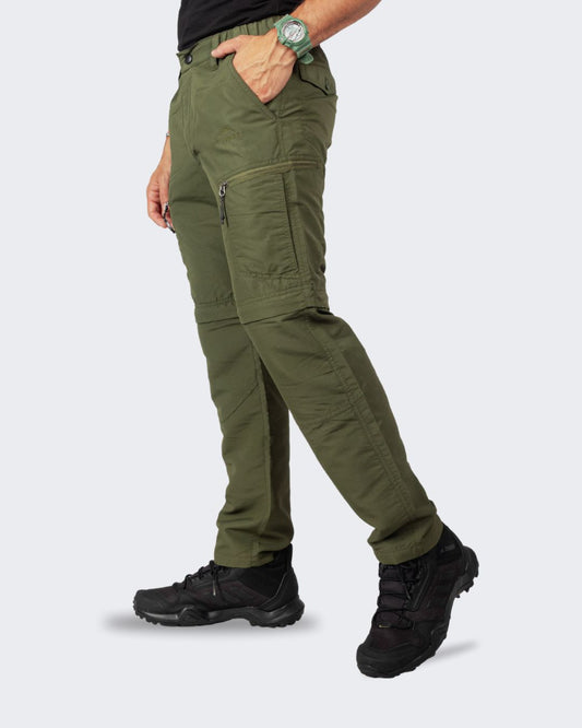 Pantalon para Hombre Desmontable | Verde Militar